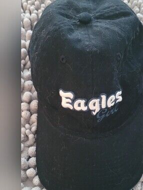 Eagles Girl Embroidered Black Baseball Cap